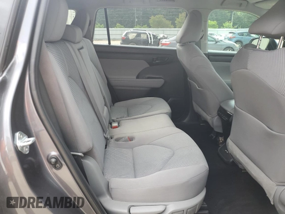 2021 Toyota Highlander L with VIN 5TDCZRAH4MS534715, listed as a Copart auction lot 56737705 with 53,541 mi miles and Salvage title. Bid and sale history available at DreamBid. Image 11.
