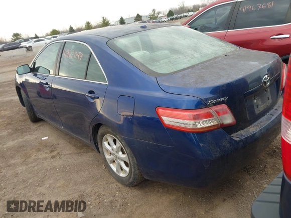 2011 Toyota Camry LE with VIN 4T4BF3EK4BR121338, listed as a IAAI auction lot 41967047 with 160,000 mi miles. Bid and sale history available at carsss.com. Image 3.
