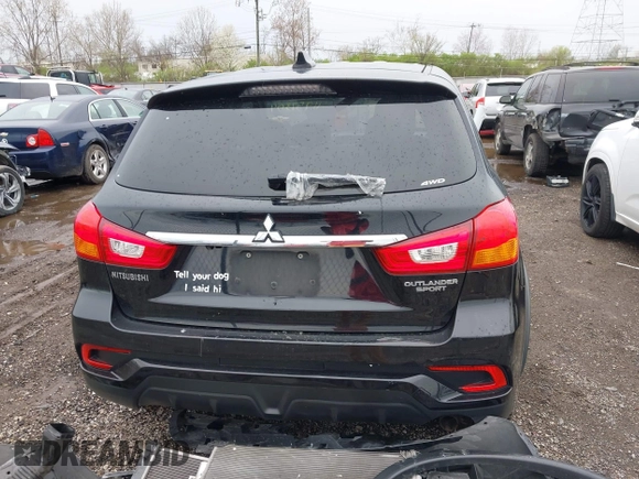 2018 Mitsubishi Outlander Sport ES 2.0 with VIN JA4AR3AU3JU019868, listed as a IAAI auction lot 41957304 with 87,305 mi miles. Bid and sale history available at carsss.com. Image 17.