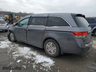 2014 Honda Odyssey LX with VIN 5FNRL5H26EB119925, listed as a Copart auction lot 45383145 with 178,620 mi miles and Salvage Title. Bid and sale history available at carsss.com. Image 2.