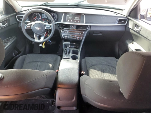 2019 Kia Optima LX with VIN 5XXGT4L30KG318253, listed as a Copart auction lot 47388045 with 50,506 mi miles and Salvage Title. Bid and sale history available at carsss.com. Image 8.