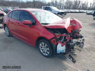 2020 Toyota Corolla LE with VIN JTDEPRAE0LJ021431, listed as a IAAI auction lot 41665603 with 32,351 mi miles. Bid and sale history available at carsss.com. Image 1.
