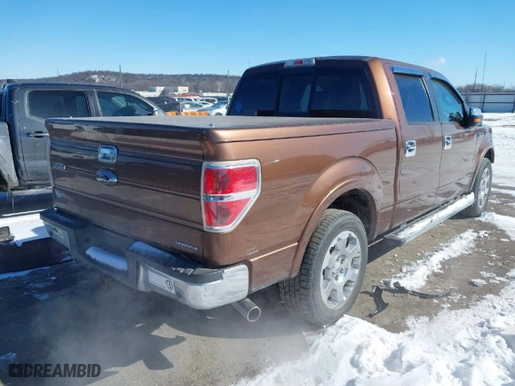 2011 Ford F-150 XL with VIN 1FTFW1CF9BFB11225, listed as a IAAI auction lot 41605076 with 157,862 mi miles. Bid and sale history available at carsss.com. Image 4.