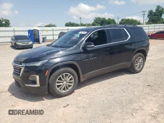 2023 Chevrolet Traverse LT Cloth with VIN 1GNERGKW2PJ284278, listed as a Copart auction lot 58921685 with 35,298 mi miles and Salvage title. Bid and sale history available at DreamBid. Image 1.