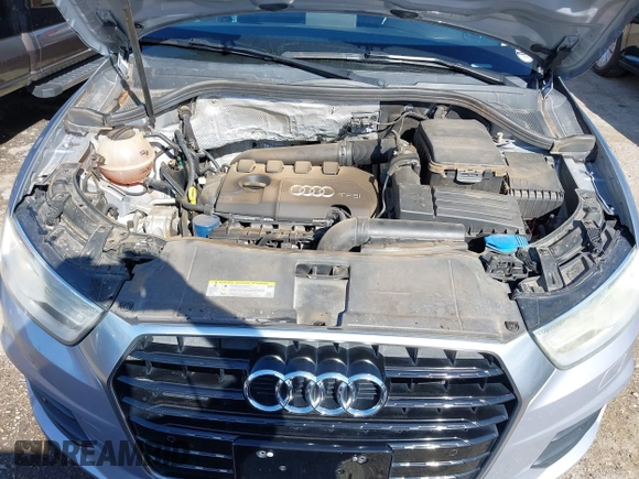 2017 Audi Q3 Premium with VIN WA1ECCFSXHR002623, listed as a IAAI auction lot 42077132 with 118,511 mi miles and . Bid and sale history available at DreamBid. Image 10.