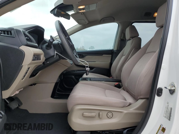2021 Honda Odyssey EX with VIN 5FNRL6H56MB025283, listed as a Copart auction lot 51373475 with 25,851 mi miles and Salvage Title. Bid and sale history available at DreamBid. Image 7.