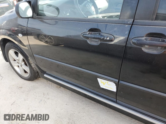 2005 Mazda MPV LX with VIN JM3LW28J550550474, listed as a Copart auction lot 75112994 with 0 mi miles and Salvage Title. Bid and sale history available at carsss.com. Image 13.