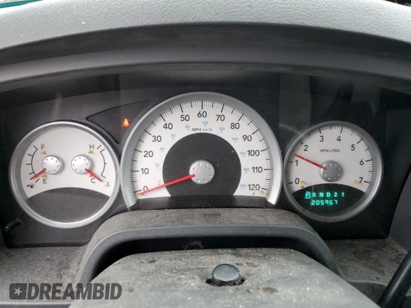 2007 Dodge Dakota SLT with VIN 1D7HW48K37S119907, listed as a Copart auction lot 84241844 with 205,967 mi miles and Clean Title. Bid and sale history available at carsss.com. Image 9.
