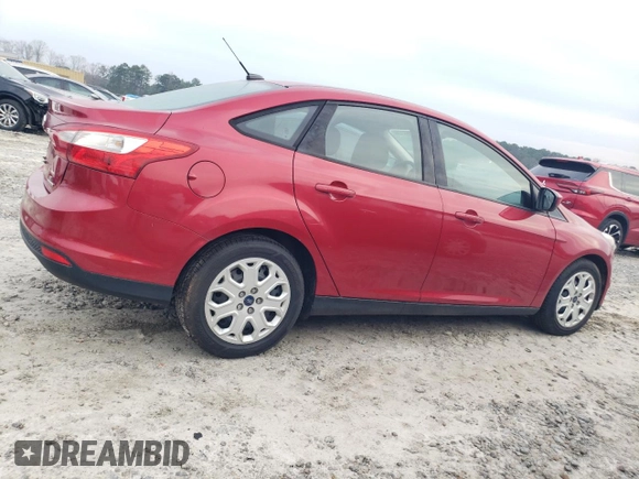 2012 Ford Focus SE with VIN 1FAHP3F28CL475039, listed as a Copart auction lot 49050325 with 166,144 mi miles and Clean title. Bid and sale history available at DreamBid. Image 3.