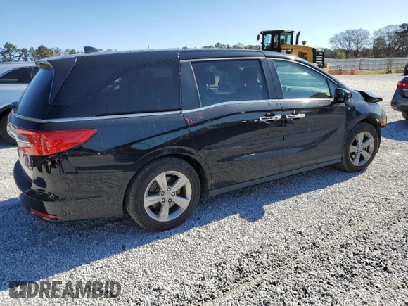 2019 Honda Odyssey EX-L with VIN 5FNRL6H70KB085719, listed as a Copart auction lot 48963065 with 148,694 mi miles and Salvage Title. Bid and sale history available at carsss.com. Image 3.