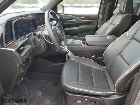 2023 Cadillac Escalade 4WD Premium Luxury with VIN 1GYS4BKL8PR262235, listed as a Copart auction lot 53835495 with 13,982 mi miles and Salvage Title. Bid and sale history available at carsss.com. Image 7.