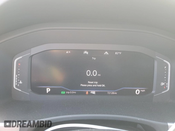 2021 Volkswagen Atlas SEL Premium R-Line with VIN 1V2FR2CA9MC524833, listed as a Copart auction lot 57441175 with 72,128 mi miles and Salvage title. Bid and sale history available at DreamBid. Image 9.