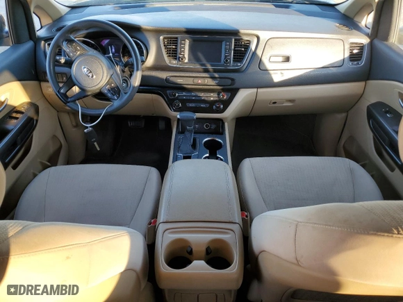 2019 Kia Sedona LX with VIN KNDMB5C17K6566816, listed as a Copart auction lot 86420374 with NaN miles and Salvage Title. Bid and sale history available at carsss.com. Image 8.
