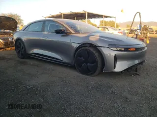 2024 Lucid Air Touring z VIN 50EA1TEA1RA004646, wystawiony jako Copart lot #88122555 z przebiegiem Nie podano mil oraz Szkody całkowita. Historia ofert i sprzedaży dostępna na DreamBid. Obrazek 4.