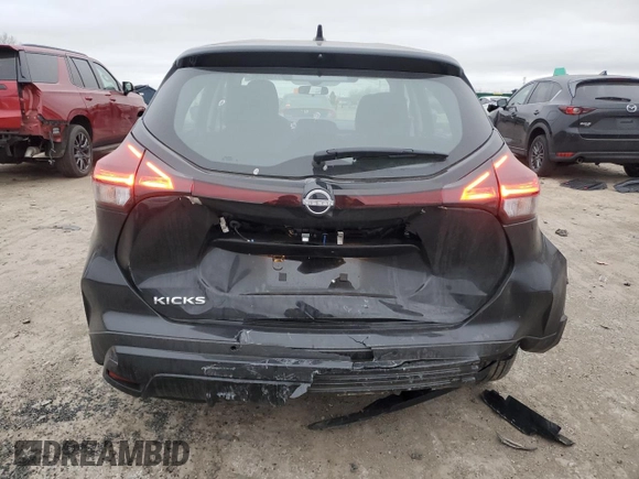 2024 Nissan Kicks S with VIN 3N1CP5BV8RL558261, listed as a Copart auction lot 41399465 with 4,132 mi miles and Salvage Title. Bid and sale history available at DreamBid. Image 6.