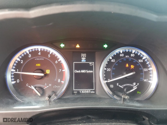 2015 Toyota Highlander Limited with VIN 5TDDKRFH8FS077024, listed as a Copart auction lot 75265984 with 130,597 mi miles and Non Repairable. Bid and sale history available at carsss.com. Image 9.
