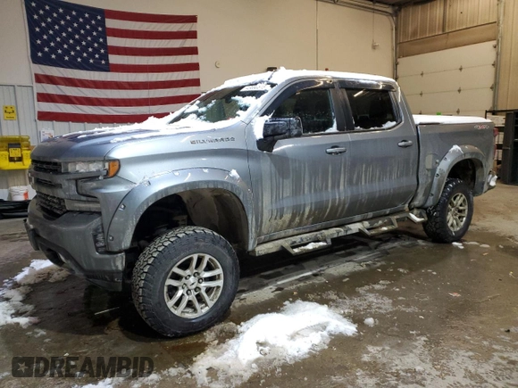 2019 Chevrolet Silverado 1500 RST with VIN 1GCUYEED7KZ160331, listed as a Copart auction lot 43690615 with 125,879 mi miles and Salvage Title. Bid and sale history available at DreamBid. Image 1.