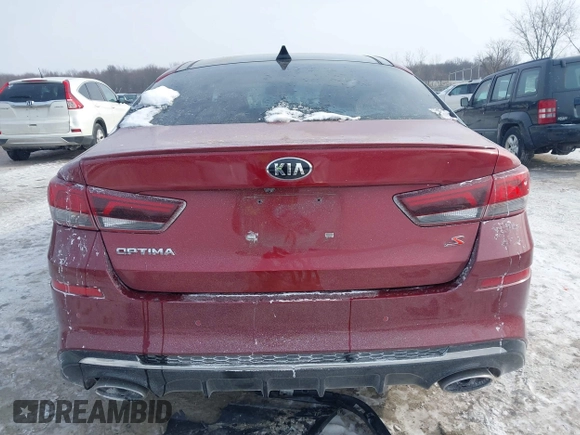 2019 Kia Optima LX with VIN 5XXGT4L31KG349821, listed as a IAAI auction lot 41366118 with 94,181 mi miles. Bid and sale history available at carsss.com. Image 16.