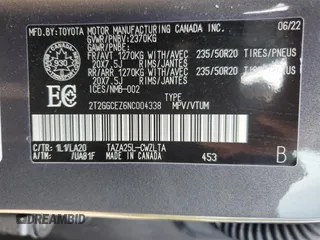2022 Lexus NX 350 Premium z VIN 2T2GGCEZ6NC004338, wystawiony jako Copart lot #61669895 z przebiegiem 41 650 mil mil oraz Czysty tytuł • Clean title. Historia ofert i sprzedaży dostępna na DreamBid. Obrazek 14.