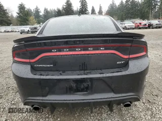 2019 Dodge Charger GT with VIN 2C3CDXHG2KH608648, listed as a Copart auction lot 50422345 with 111,202 mi miles and Salvage Title. Bid and sale history available at DreamBid. Image 6.