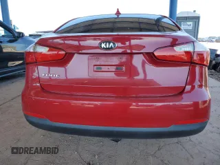 2014 Kia Forte LX with VIN KNAFX4A62E5097189, listed as a Copart auction lot 48548465 with 93,600 mi miles and Salvage Title. Bid and sale history available at carsss.com. Image 6.