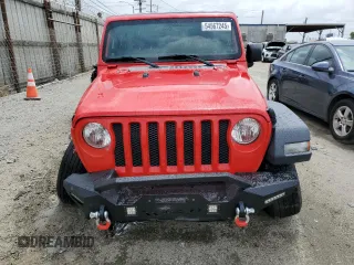 2019 Jeep Wrangler Unlimited Sport S with VIN 1C4HJXDN5KW653583, listed as a Copart auction lot 54567245 with 70,873 mi miles and Salvage title. Bid and sale history available at DreamBid. Image 5.
