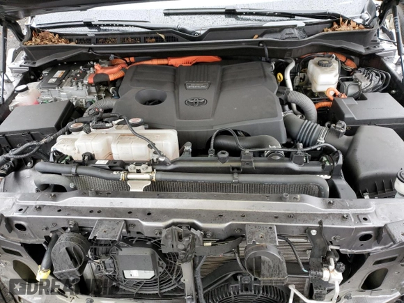 2022 Toyota Tundra Capstone Hybrid with VIN 5TFVC5DB9NX007727, listed as a Copart auction lot 49728855 with 42,542 mi miles and Salvage title. Bid and sale history available at DreamBid. Image 11.