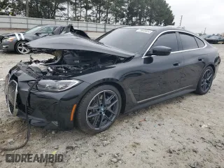 2024 BMW i4 eDrive40 with VIN WBY73AW07RFT07127, listed as a Copart auction lot 79695854 with 2,996 mi miles and Salvage Title. Bid and sale history available at carsss.com. Image 1.
