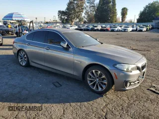 2016 BMW 5 Series 528i with VIN WBA5A5C5XGG350127, listed as a Copart auction lot 88058595 with 107,663 mi miles and Salvage title. Bid and sale history available at DreamBid. Image 4.