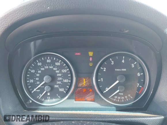 2007 BMW 3 Series 328i with VIN WBAVS13547FX16529, listed as a IAAI auction lot 41769488 with 88,993 mi miles. Bid and sale history available at carsss.com. Image 7.