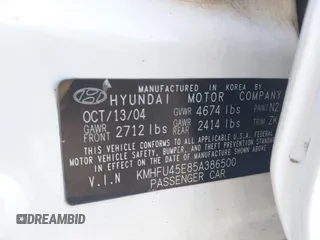 2005 Hyundai XG z VIN KMHFU45E85A386500, wystawiony jako IAAI lot #41658161 z przebiegiem 181 578 mil mil oraz . Historia ofert i sprzedaży dostępna na DreamBid. Obrazek 9.