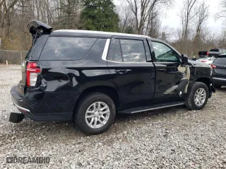 2024 Chevrolet Tahoe LS with VIN 1GNSKMKD2RR157801, listed as a Copart auction lot 81902404 with 27,860 mi miles and Salvage Title. Bid and sale history available at carsss.com. Image 3.