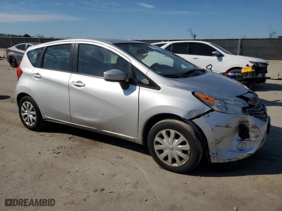 2016 Nissan Versa Note S with VIN 3N1CE2CP6GL407372, listed as a Copart auction lot 47570645 with 179,440 mi miles and Salvage Title. Bid and sale history available at carsss.com. Image 4.