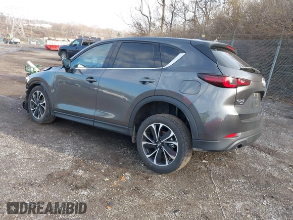 2023 Mazda CX-5 2.5 S Premium Package with VIN JM3KFBDM2P0246520, listed as a IAAI auction lot 41100226 with 9,537 mi miles. Bid and sale history available at carsss.com. Image 3.