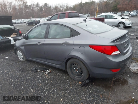 2017 Hyundai Accent SE with VIN KMHCT4AEXHU286686, listed as a IAAI auction lot 40889036 with 61,380 mi miles. Bid and sale history available at carsss.com. Image 3.