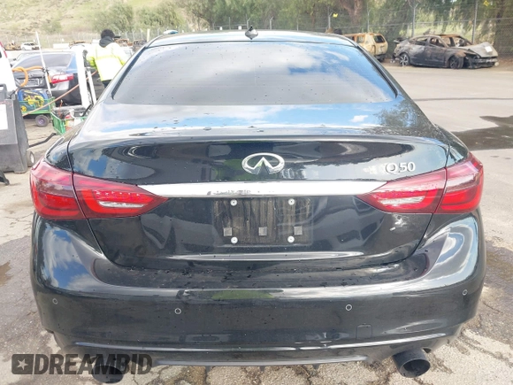 2023 Infiniti Q50 Luxe with VIN JN1EV7BP7PM511298, listed as a IAAI auction lot 41702893 with 29,908 mi miles and . Bid and sale history available at DreamBid. Image 17.