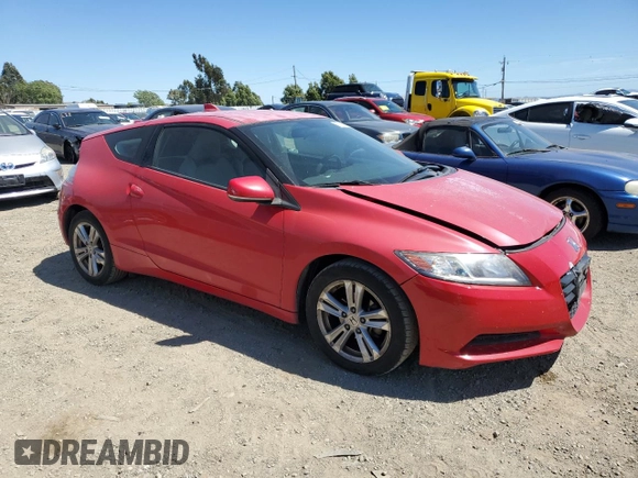 2011 Honda CR-Z with VIN JHMZF1D40BS010378, listed as a Copart auction lot 57410725 with 169,896 mi miles and Salvage title. Bid and sale history available at DreamBid. Image 4.