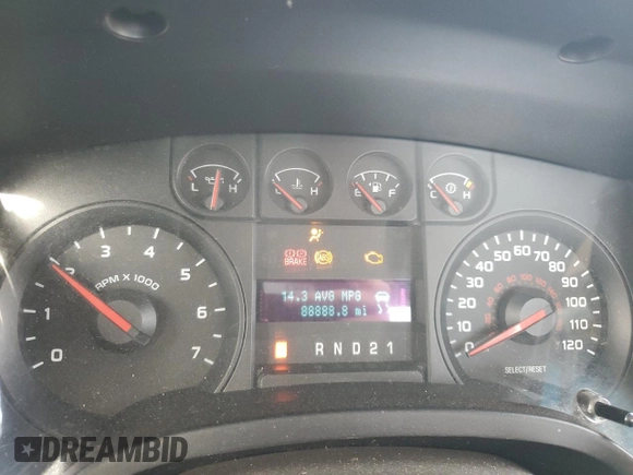 2009 Ford F-150 XL with VIN 1FTRF12W99KA84088, listed as a Copart auction lot 50093715 with 88,888 mi miles and Salvage Title. Bid and sale history available at carsss.com. Image 9.