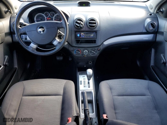 2009 Chevrolet Aveo LT w/1LT with VIN KL1TD56E29B368903, listed as a Copart auction lot 48169405 with 97,489 mi miles and Salvage Title. Bid and sale history available at carsss.com. Image 8.