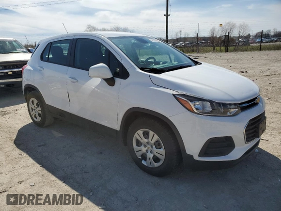2017 Chevrolet Trax LS with VIN 3GNCJKSB9HL189435, listed as a Copart auction lot 50135165 with 56,018 mi miles and Salvage Title. Bid and sale history available at carsss.com. Image 4.