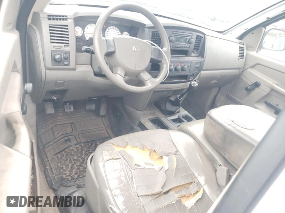 2007 Dodge 1500 ST with VIN 1D7HA16K47J603266, listed as a Copart auction lot 85806184 with 284,361 mi miles and Salvage Title. Bid and sale history available at carsss.com. Image 8.