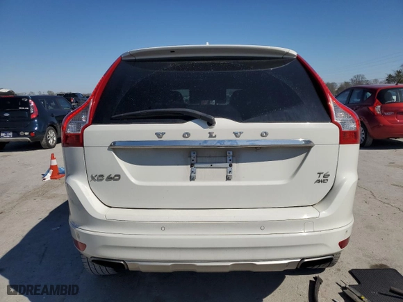 2015 Volvo XC60 T6 with VIN YV4902RK7F2650865, listed as a Copart auction lot 50157795 with 179,402 mi miles and Salvage Title. Bid and sale history available at carsss.com. Image 6.
