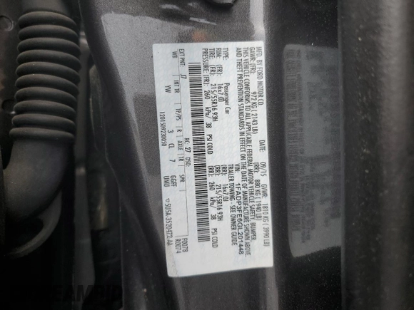 2016 Ford Focus SE с VIN 1FADP3FE6GL201448, выставлен на аукционе Copart как лот 53206585 с пробегом 206 902 миль миль и Чистый • Clean title. История ставок и продаж доступна на DreamBid. Изображение 12.