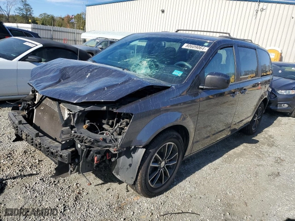 2018 Dodge Grand Caravan GT with VIN 2C4RDGEG7JR335869, listed as a Copart auction lot 80609064 with 81,013 mi miles and Salvage Title. Bid and sale history available at carsss.com. Image 1.