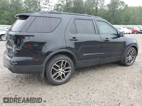 2016 Ford Explorer Sport with VIN 1FM5K8GT2GGC06478, listed as a Copart auction lot 57241875 with 153,657 mi miles and Salvage title. Bid and sale history available at DreamBid. Image 3.
