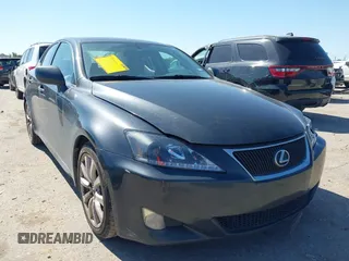 2008 Lexus IS 250 with VIN JTHBK262282082738, listed as a IAAI auction lot 41983732 with Not Provided miles. Bid and sale history available at carsss.com. Image 1.