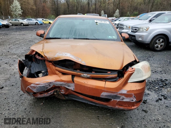 2005 Chevrolet Cobalt with VIN 1G1AL14F657616602, listed as a Copart auction lot 51790185 with 165,170 mi miles and Salvage Title. Bid and sale history available at DreamBid. Image 5.