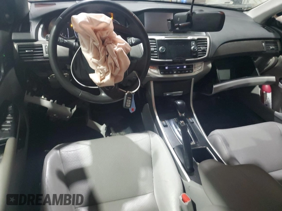 2014 Honda Accord Sedan EX-L with VIN 1HGCR2F80EA165531, listed as a Copart auction lot 47228985 with 132,073 mi miles and Salvage Title. Bid and sale history available at carsss.com. Image 8.