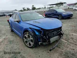 2021 Kia Stinger GT-Line with VIN KNAE15LA8M6098246, listed as a Copart auction lot 49384585 with 62,583 mi miles and Salvage Title. Bid and sale history available at carsss.com. Image 11.