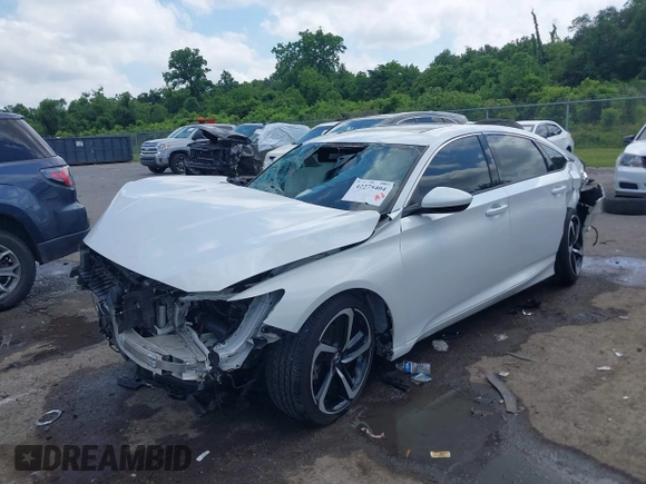 2019 Honda Accord Sport z VIN 1HGCV2F37KA012673, wystawiony jako IAAI lot #42275404 z przebiegiem 148 924 mil mil oraz . Historia ofert i sprzedaży dostępna na DreamBid. Obrazek 2.